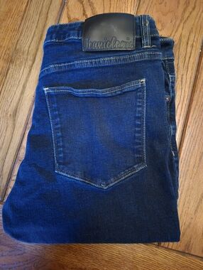 Jeaniologie Slim Fit Dark Jeans 32